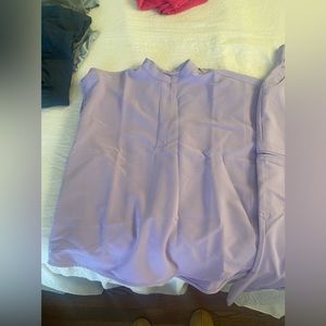 FIGS LAVENDER SCRUB SET